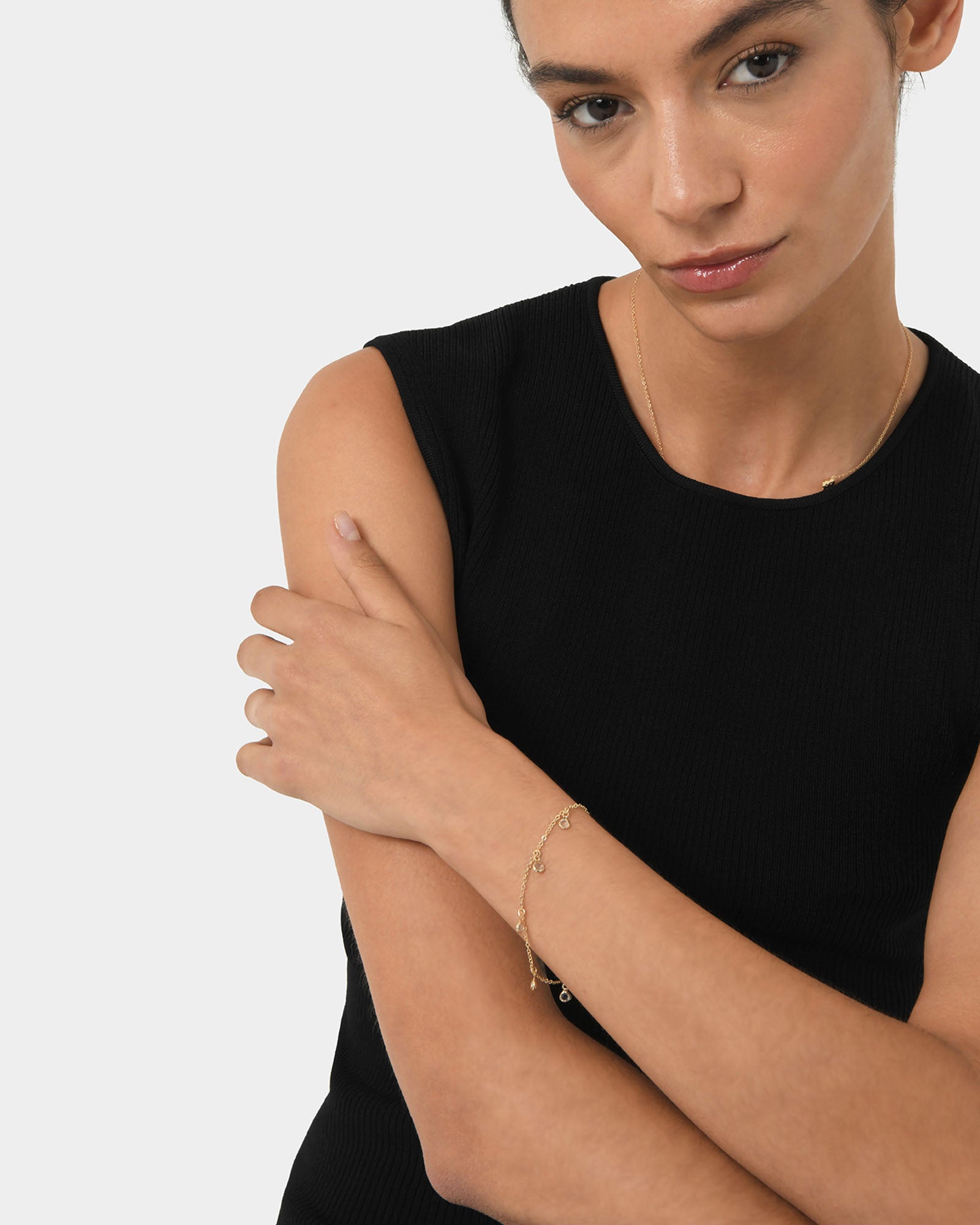 Esme 16k Gold Plated Bracelet