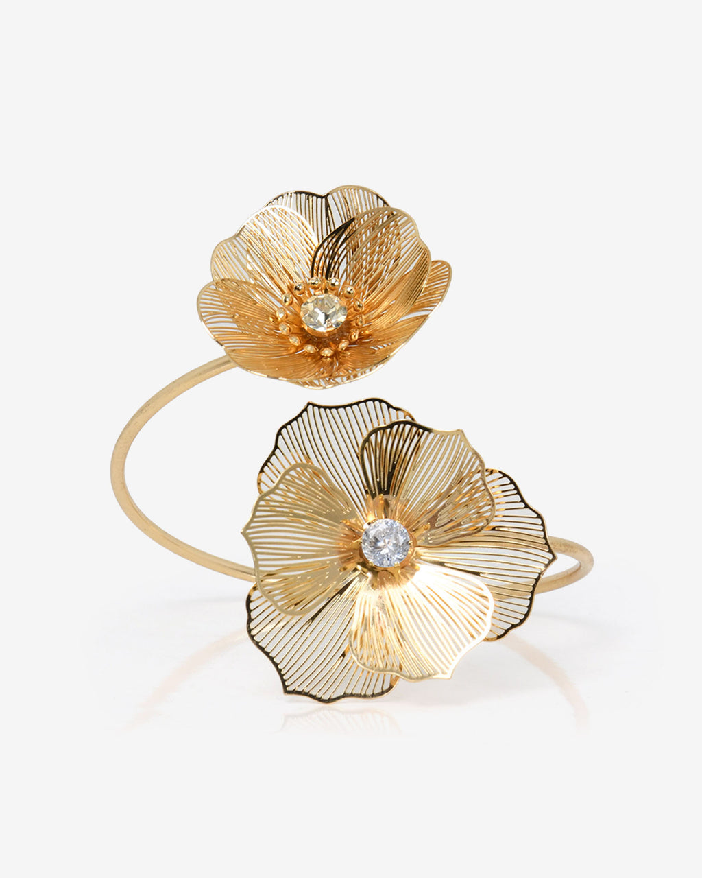 Petal Statement Cuff Bracelet