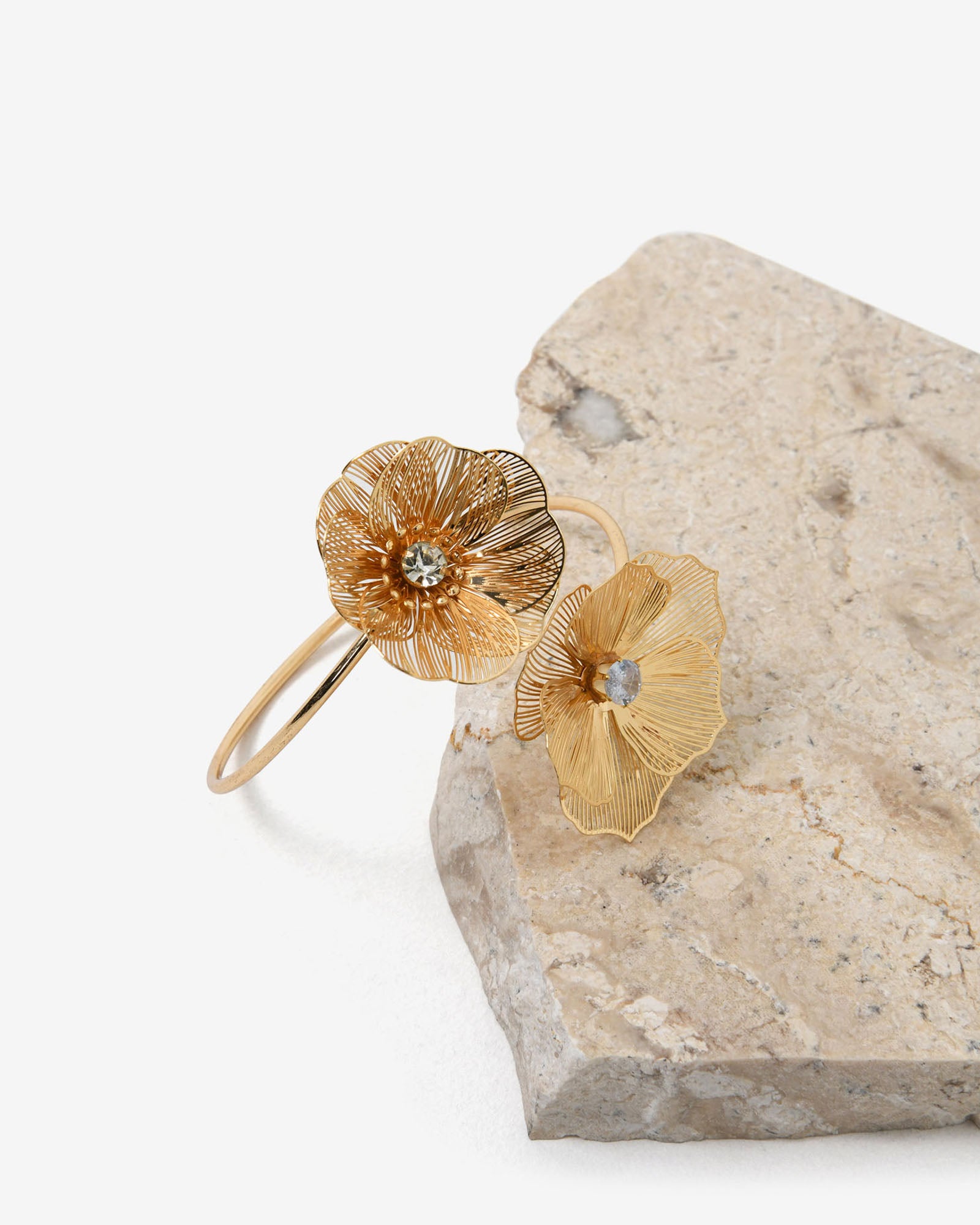 Petal Statement Cuff Bracelet