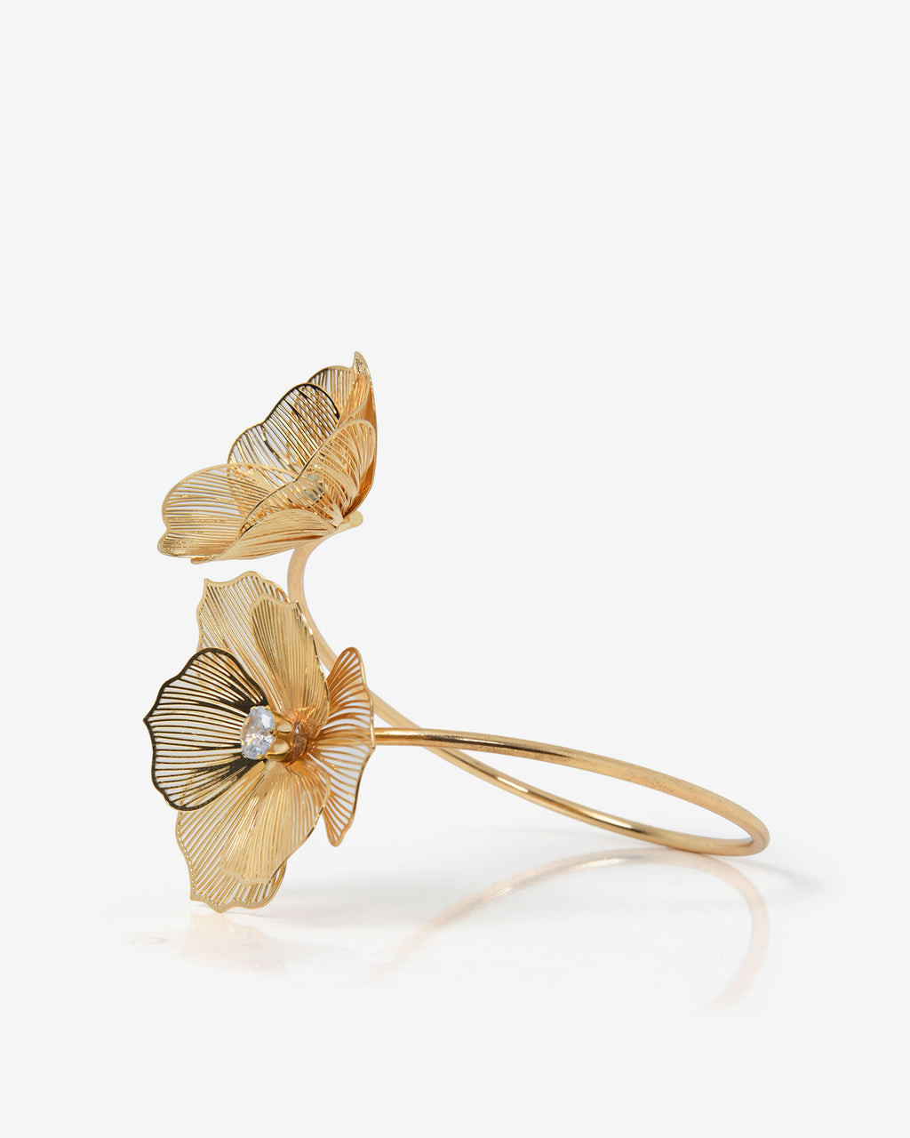 Petal Statement Cuff Bracelet
