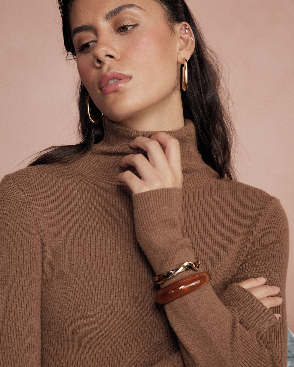 Amber Gold Cuff