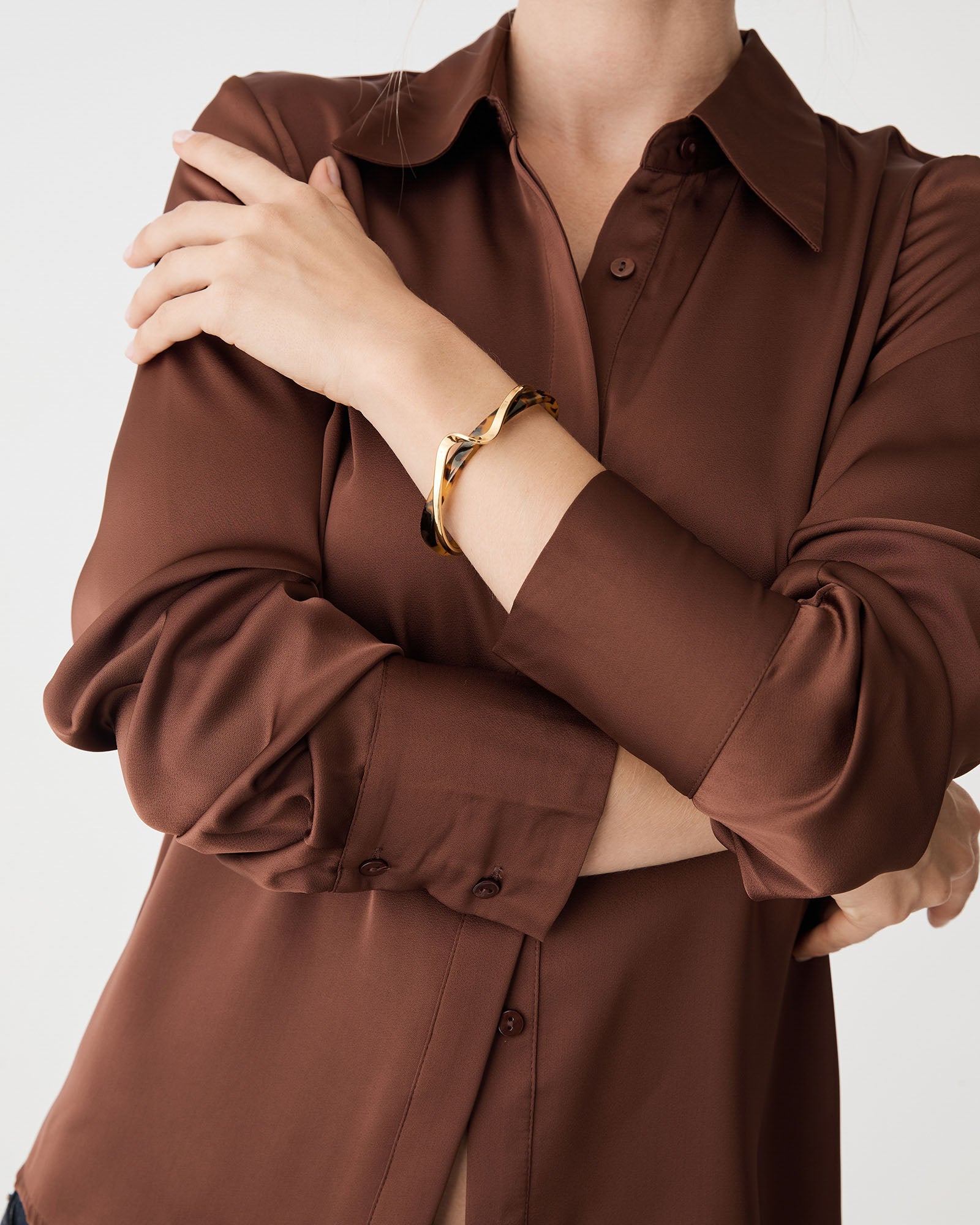 Amber Gold Cuff