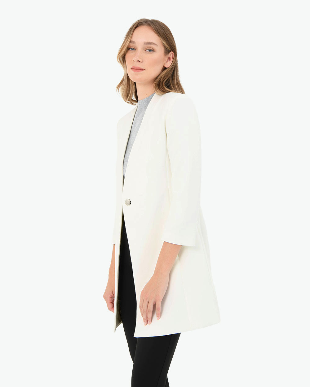 Chanelle Collarless Coat