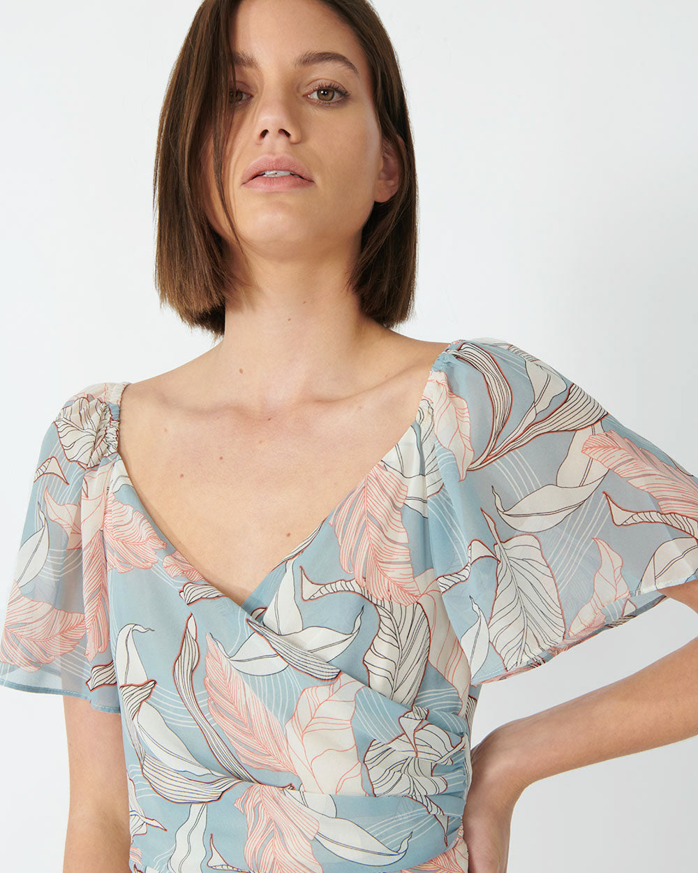 Darlene Crossover Short Dress