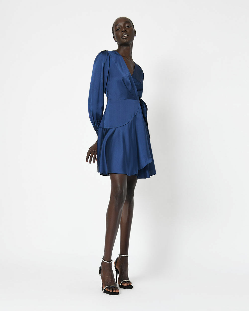 Penny Long Sleeve Wrap Dress