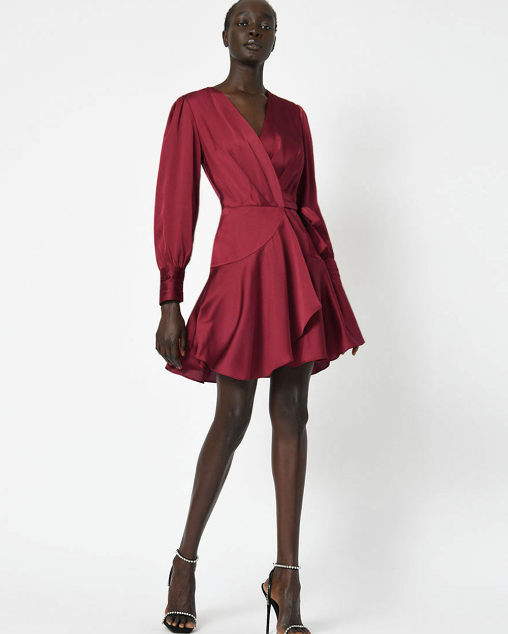 Penny Long Sleeve Wrap Dress