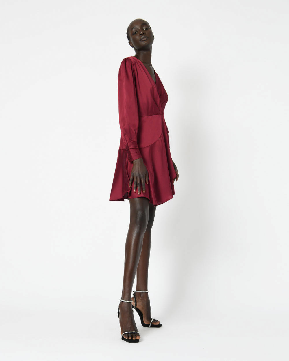 Penny Long Sleeve Wrap Dress