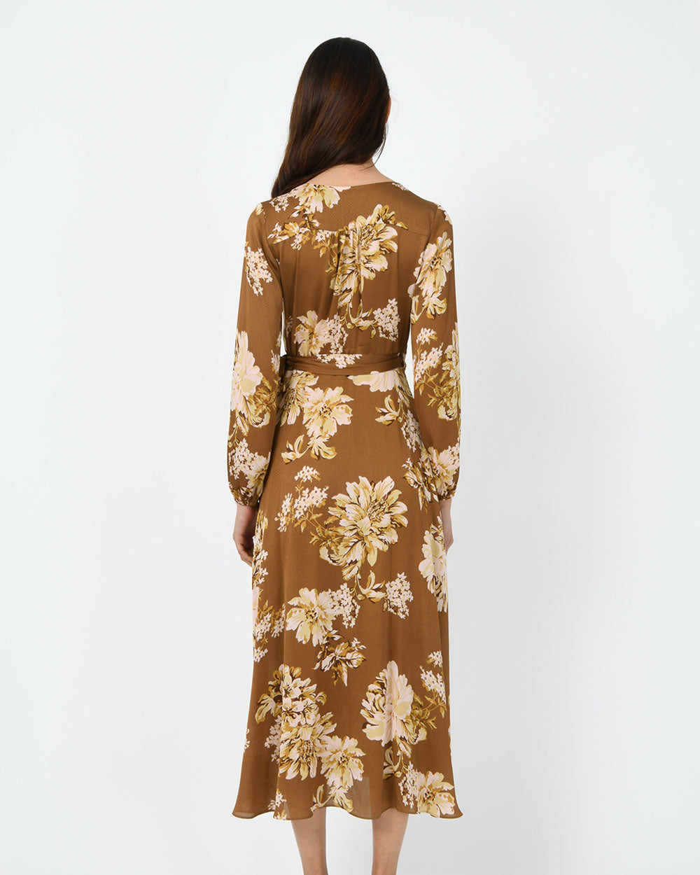 Athens Floral Dobby Maxi Dress
