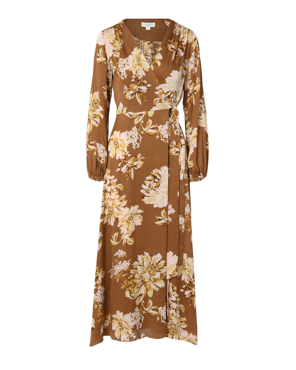 Athens Floral Dobby Maxi Dress