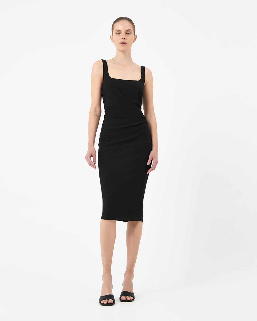 Raelynn Side-Gathered Dress