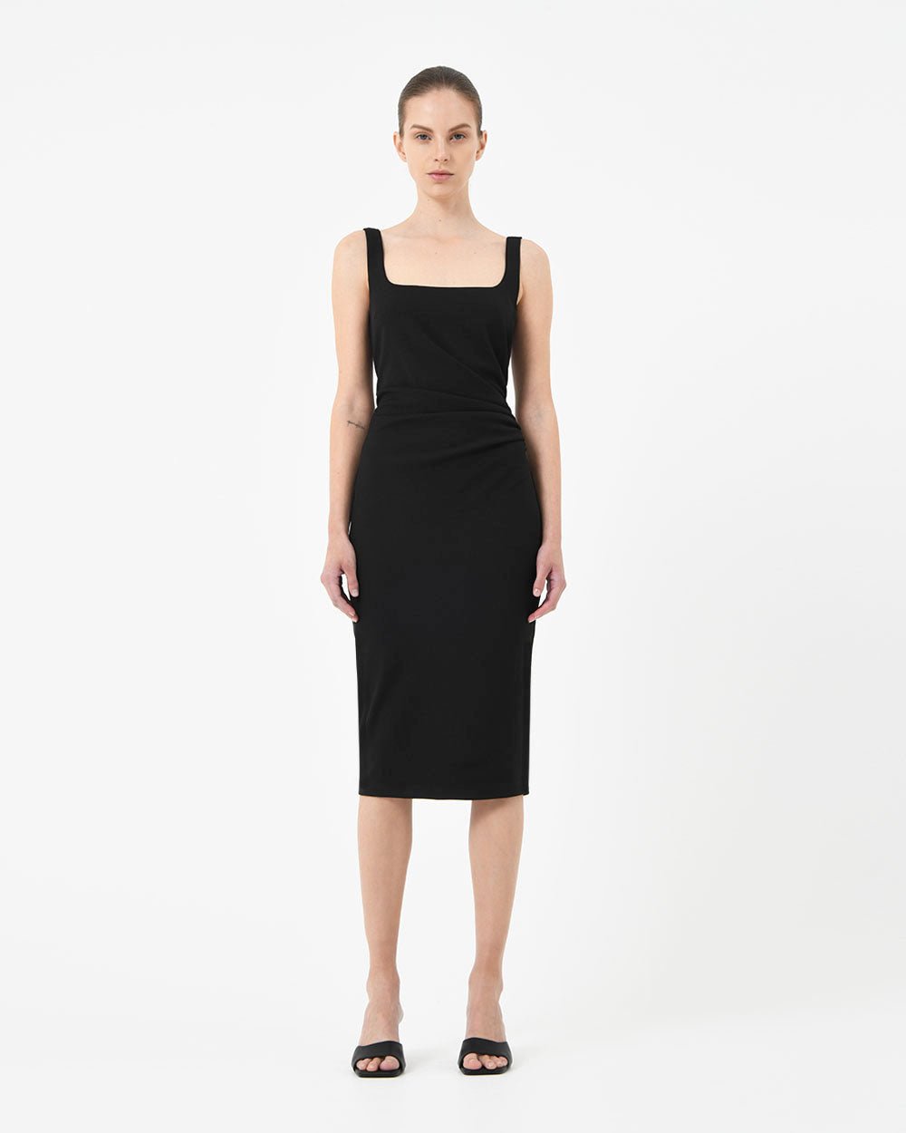 Raelynn Side-Gathered Dress