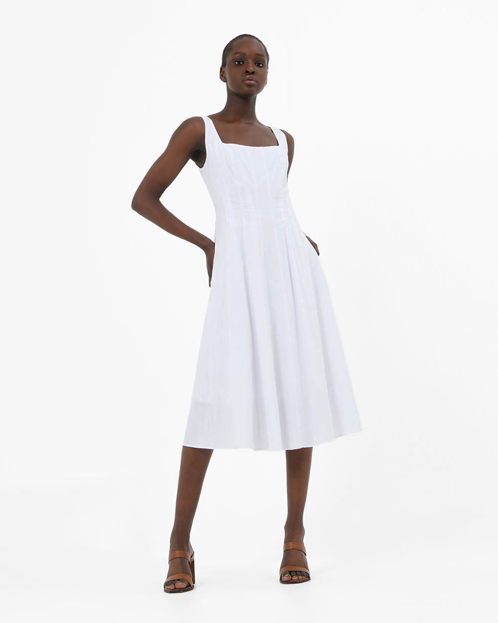 Raya Cotton A-Line Dress
