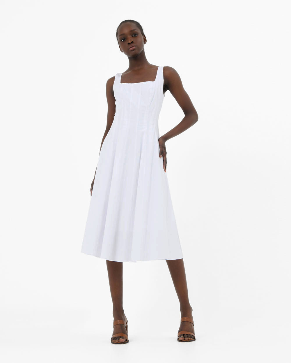 Raya Cotton A-Line Dress