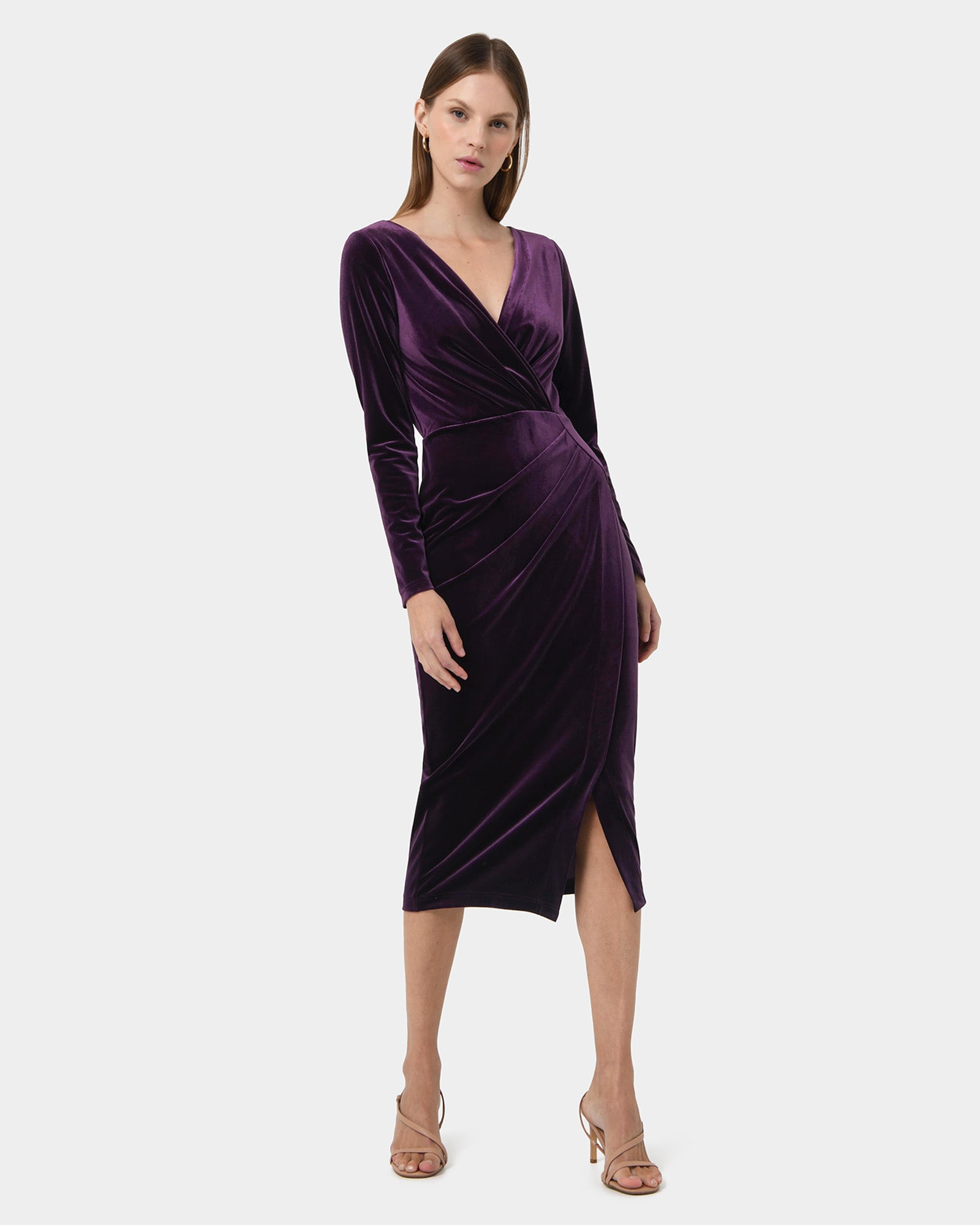 Miabella Draped Dress