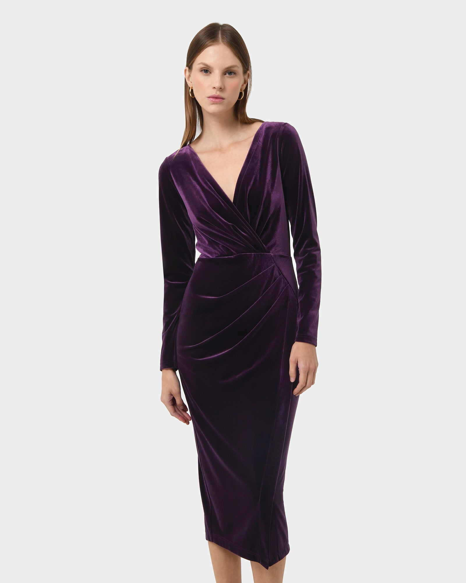 Miabella Draped Dress