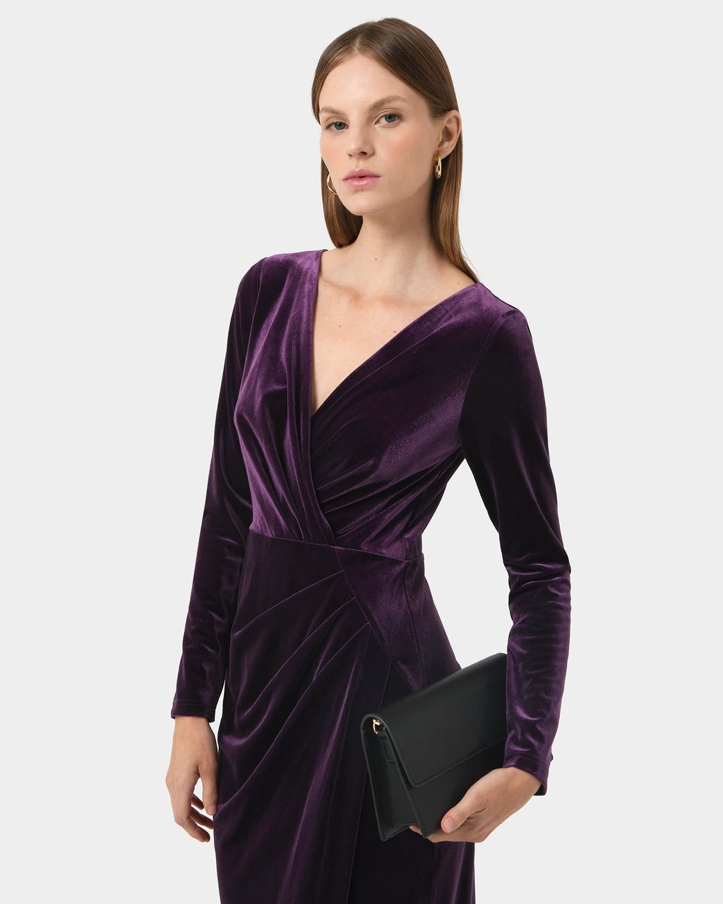 Miabella Draped Dress