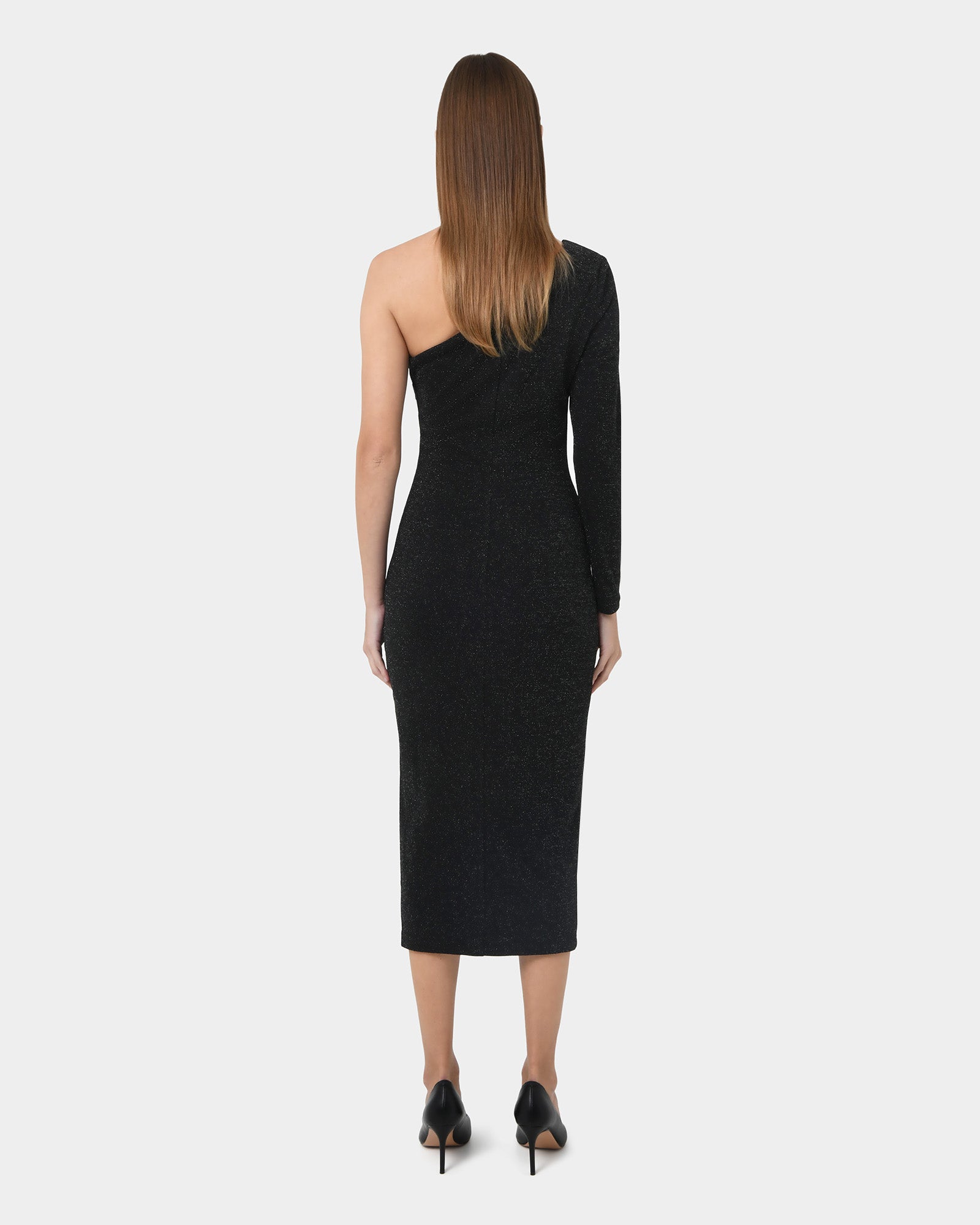 Maris Assymetric Glitter Dress