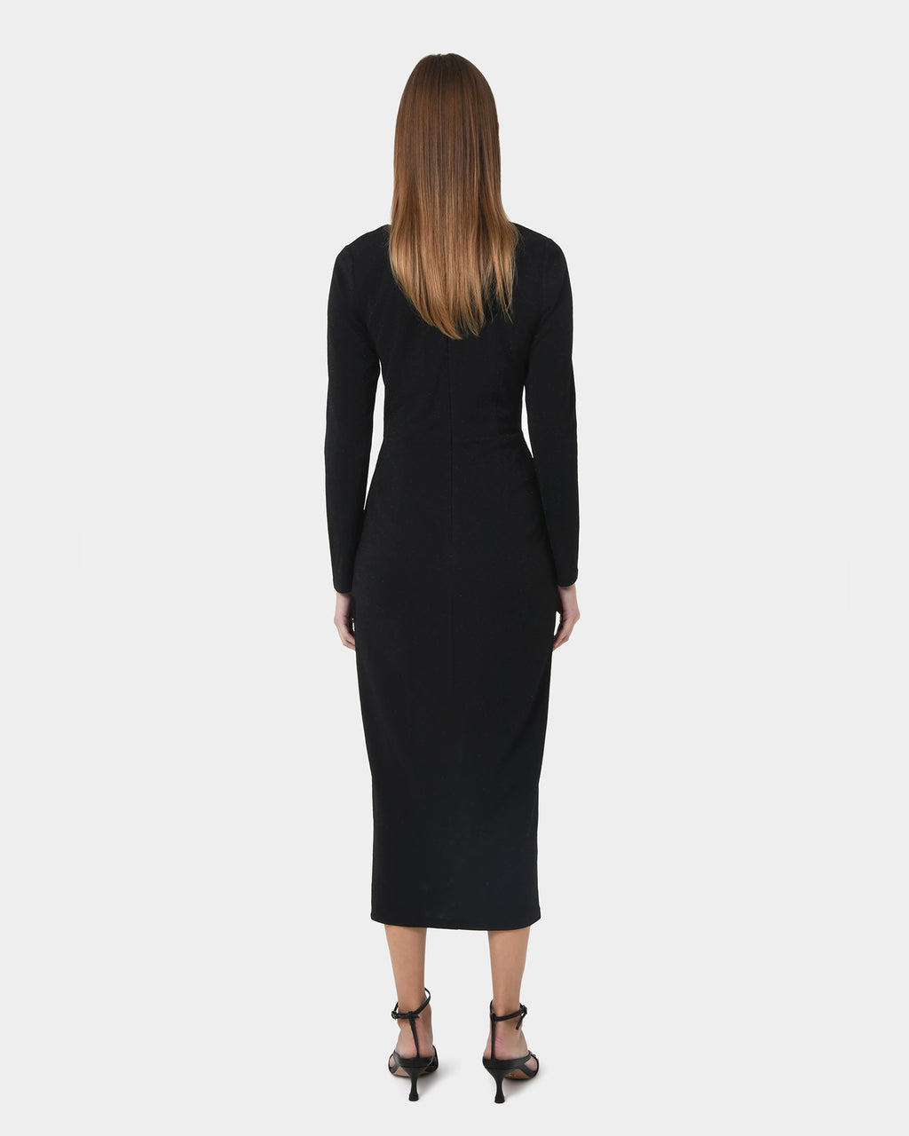 Giada Twist Knit Glitter Dress