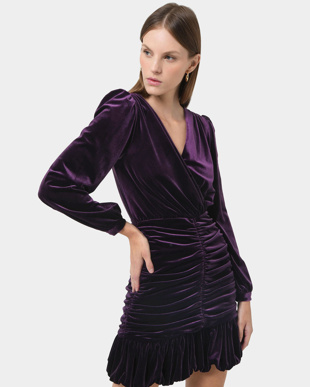 Miabella Rouched Dress