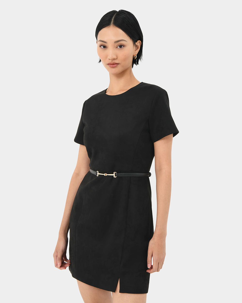 Lizbeth Faux Suede Dress