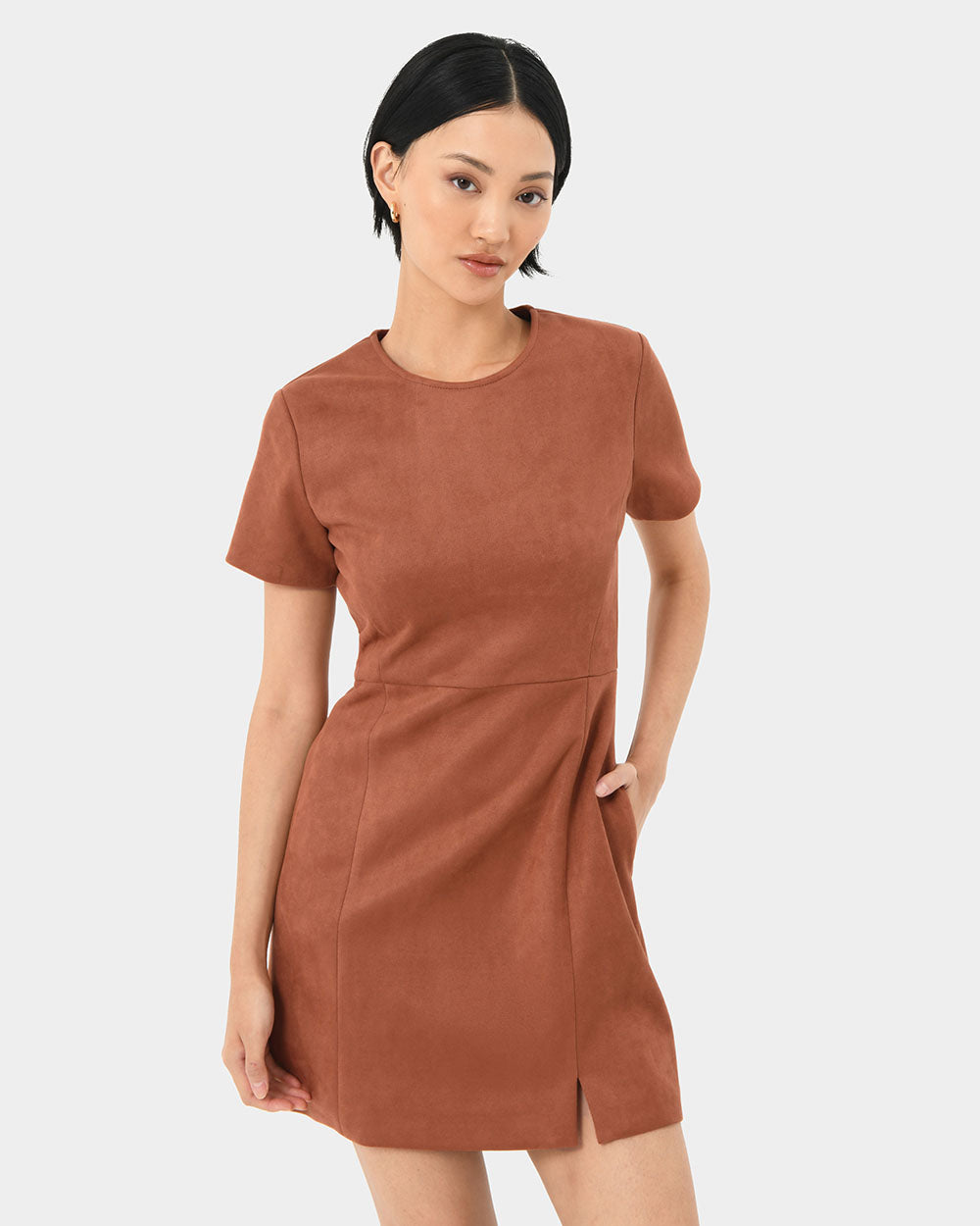 Lizbeth Faux Suede Dress