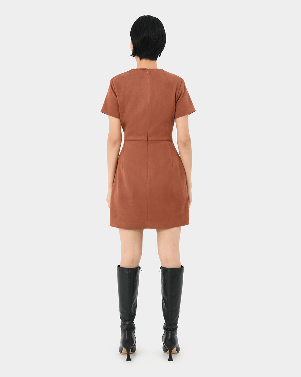 Lizbeth Faux Suede Dress