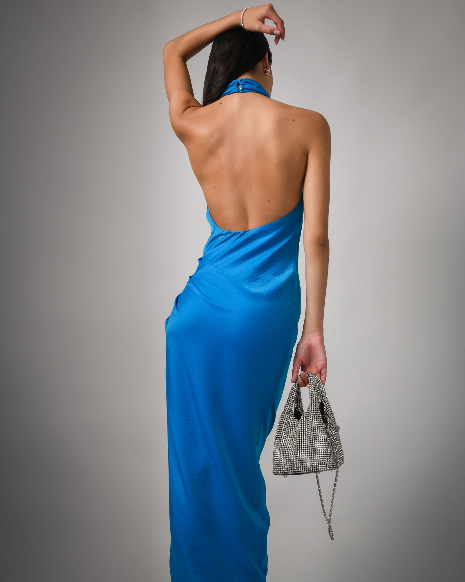 Sydney Backless Draped Dress