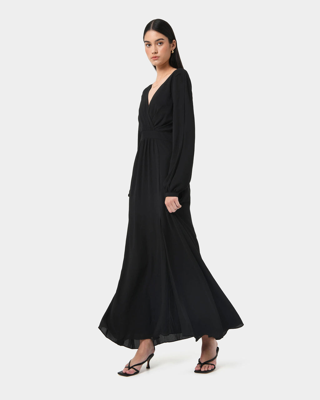 Louise Open Sleeve Maxi Dress