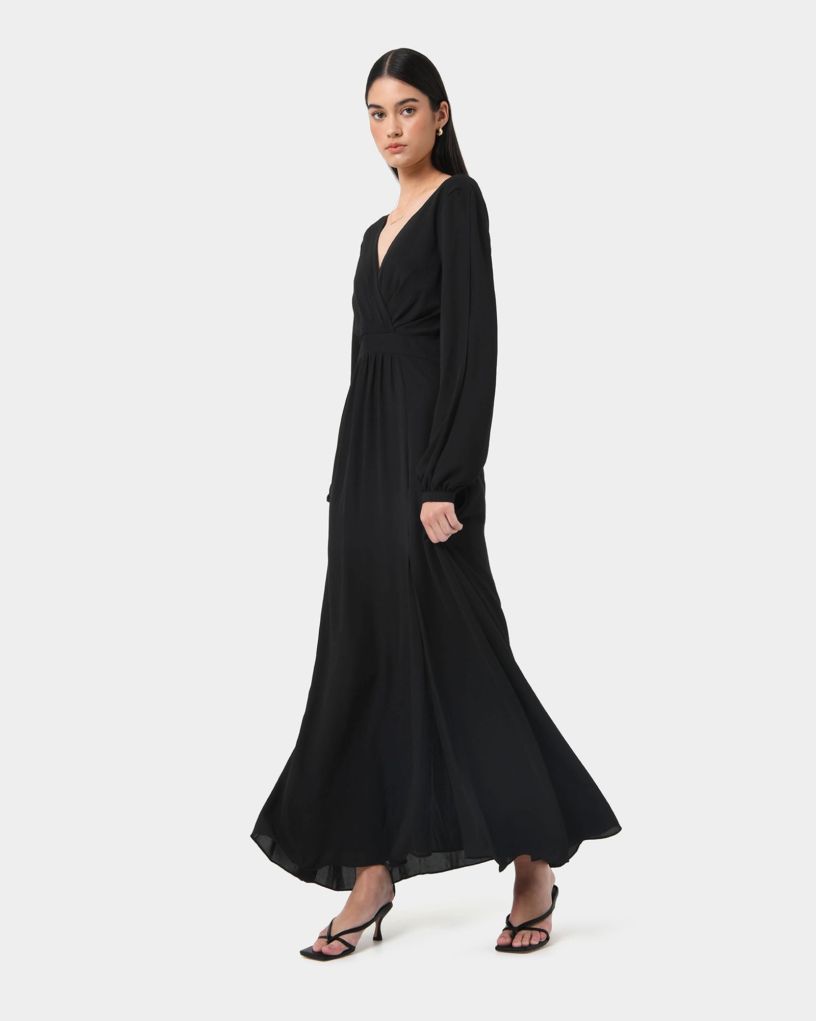 Louise Open Sleeve Maxi Dress
