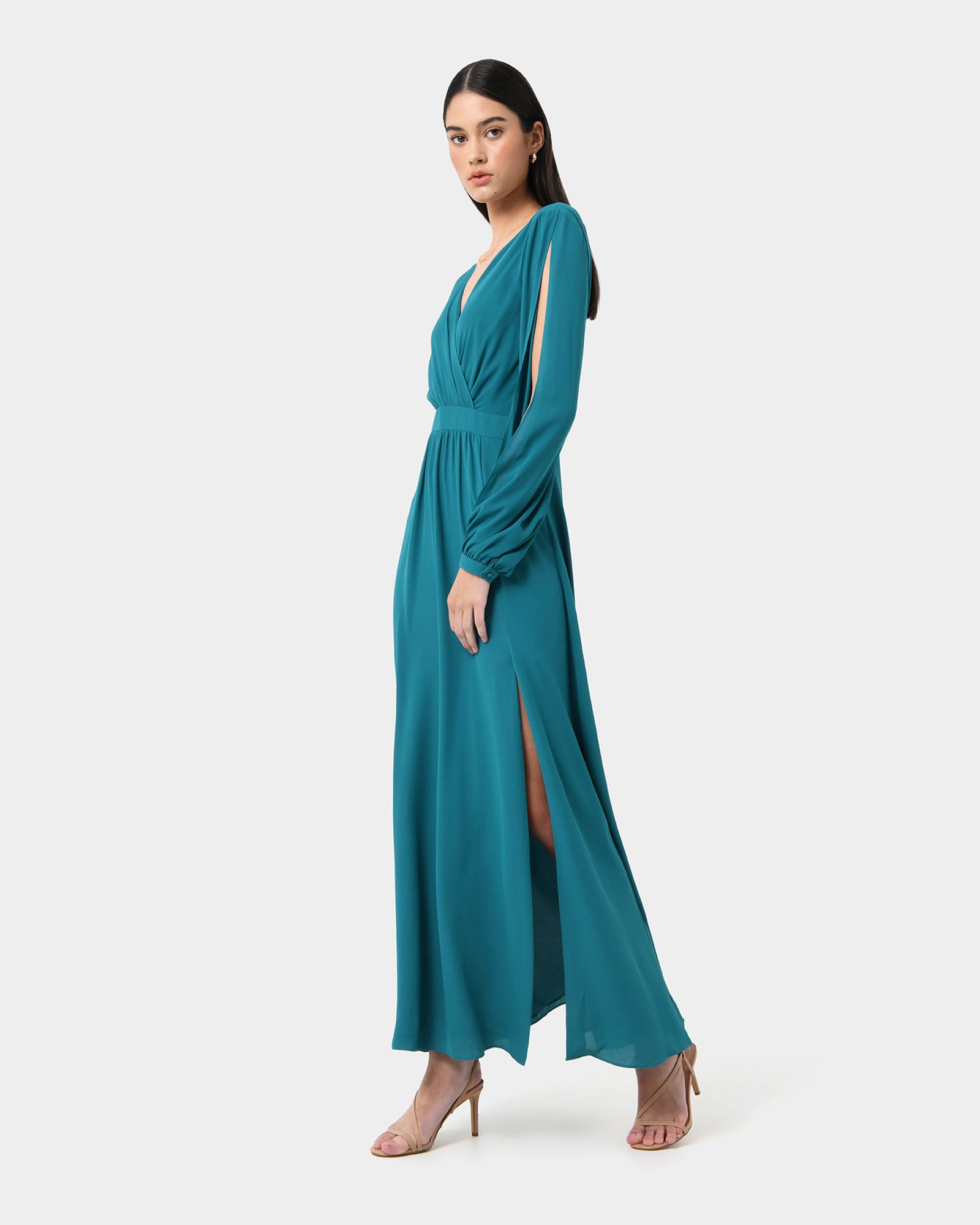 Louise Open Sleeve Maxi Dress