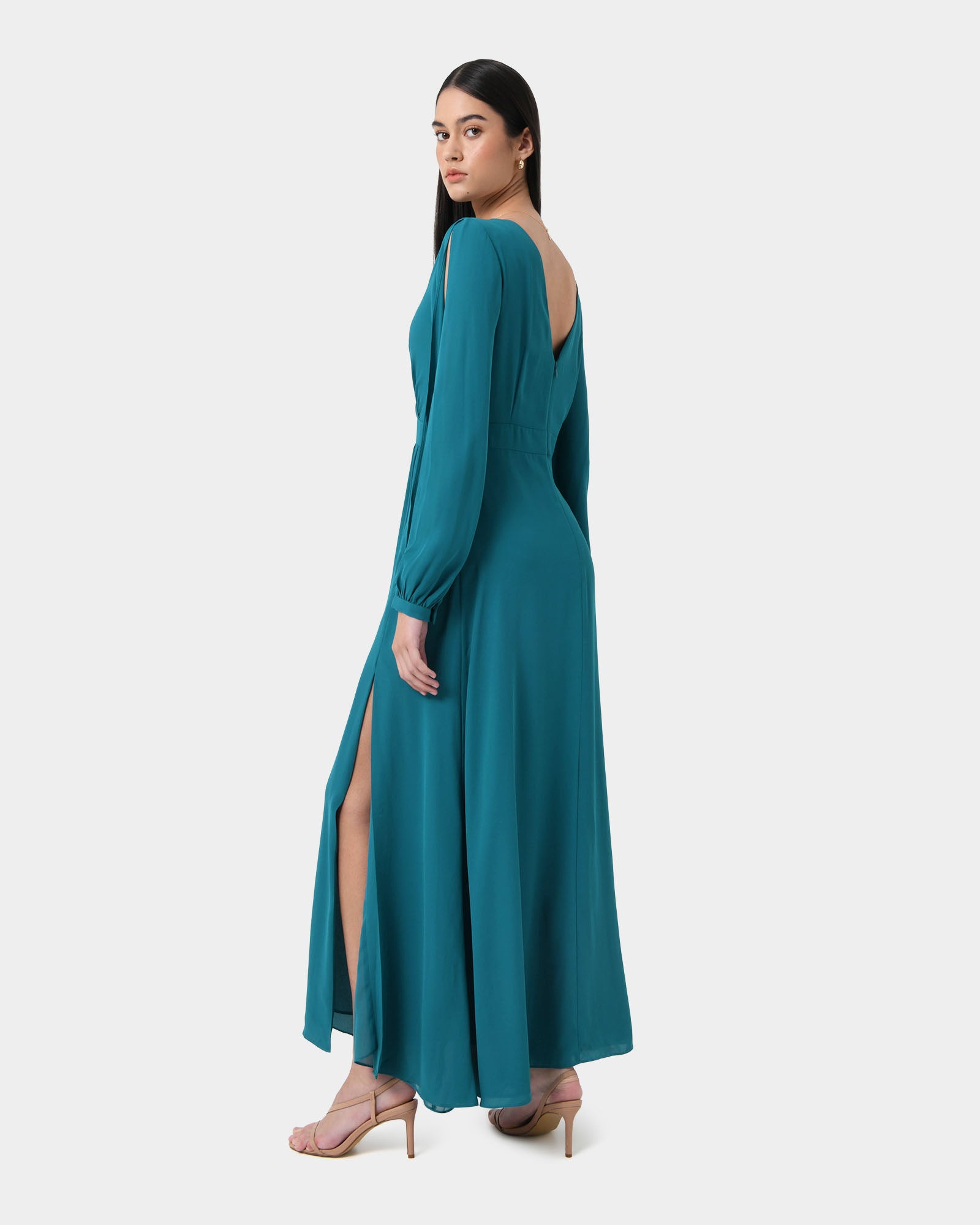 Louise Open Sleeve Maxi Dress