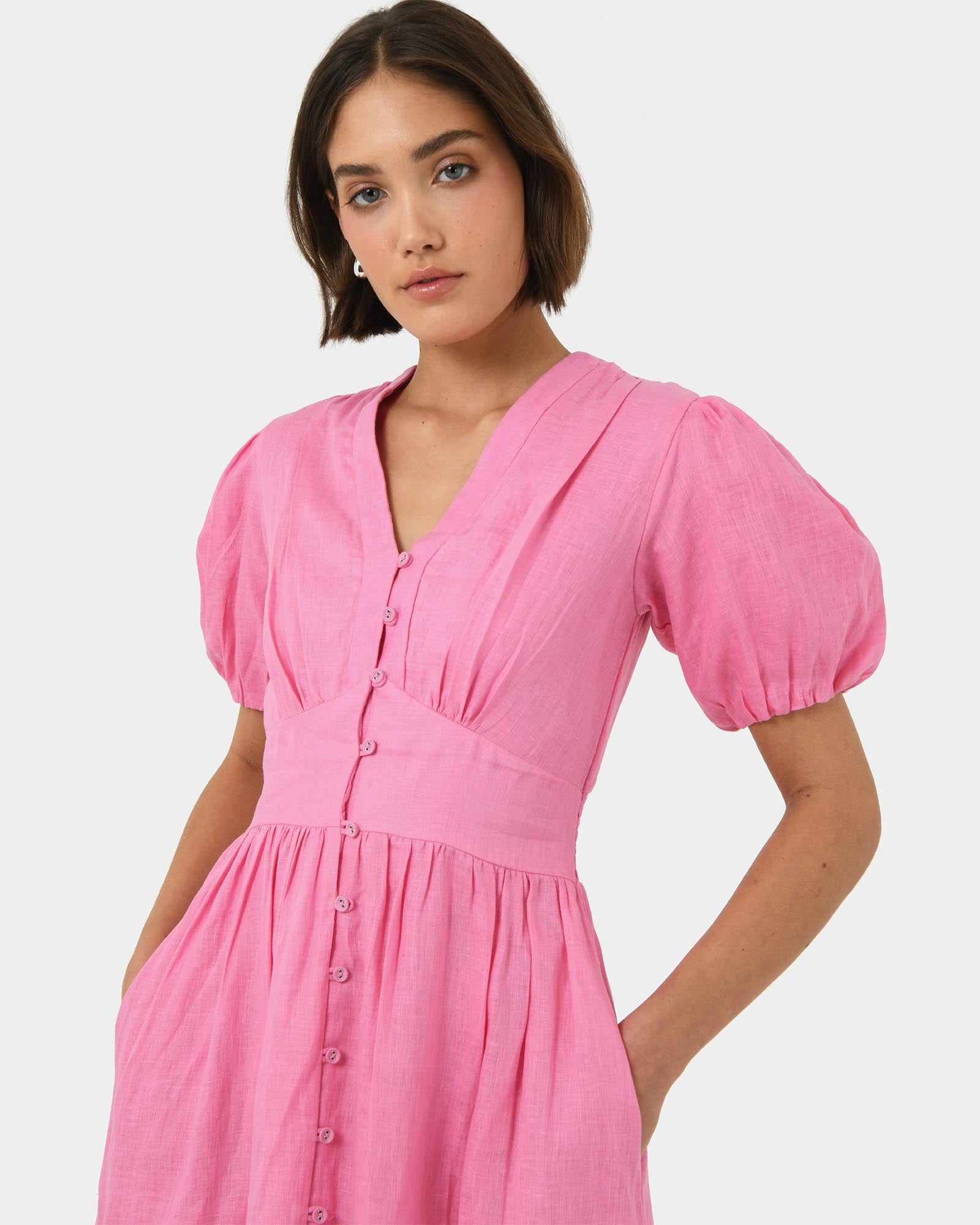 Fernanda Linen Dress