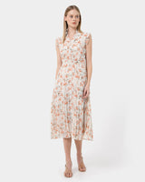 Katia Frill Sleeve Midi Dress