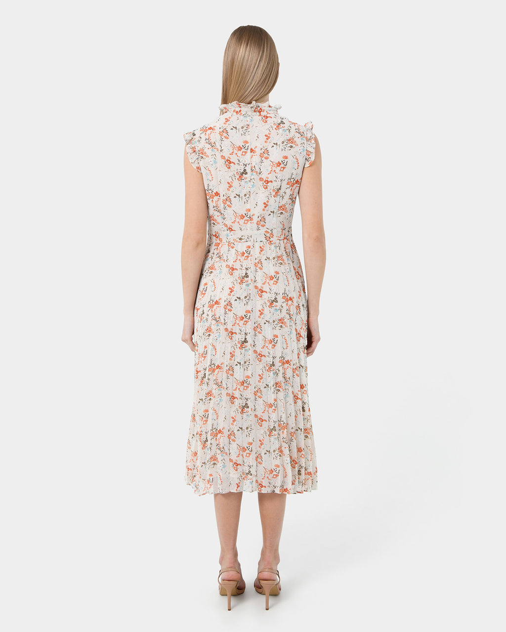 Katia Frill Sleeve Midi Dress