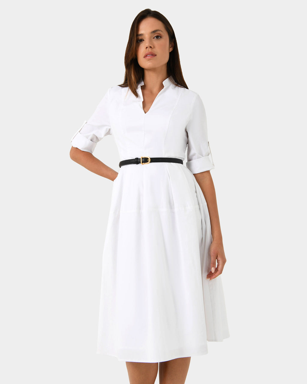 Maribel A-Line Shirt Dress