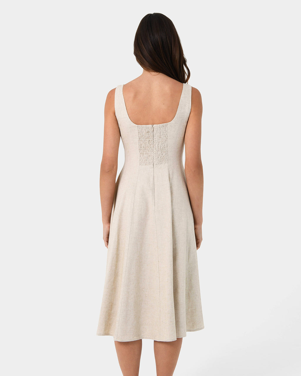 Saira Linen A-line Dress