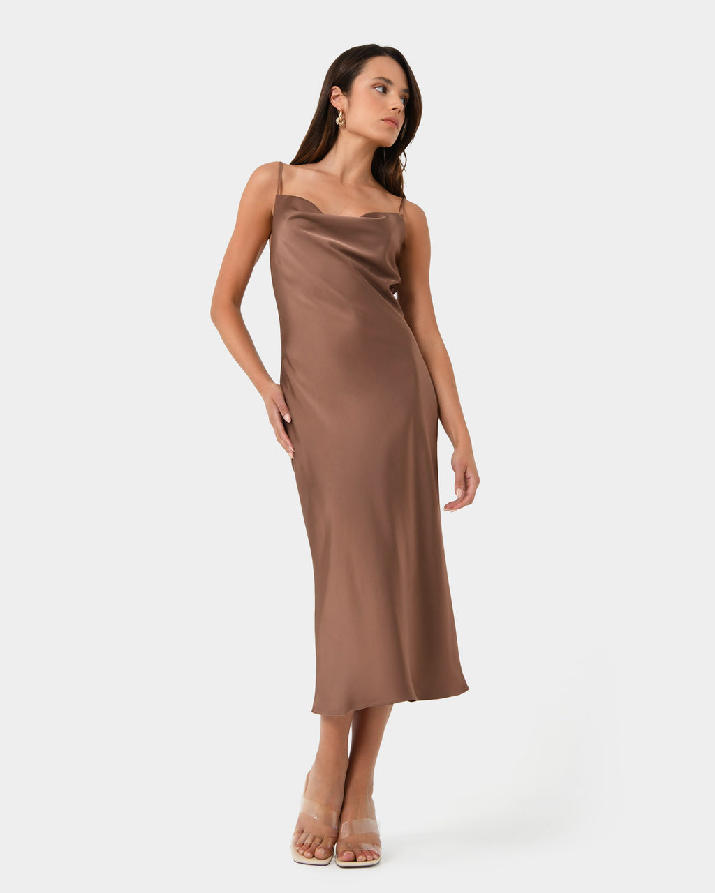 Eden Cowl Neck Slip Dress