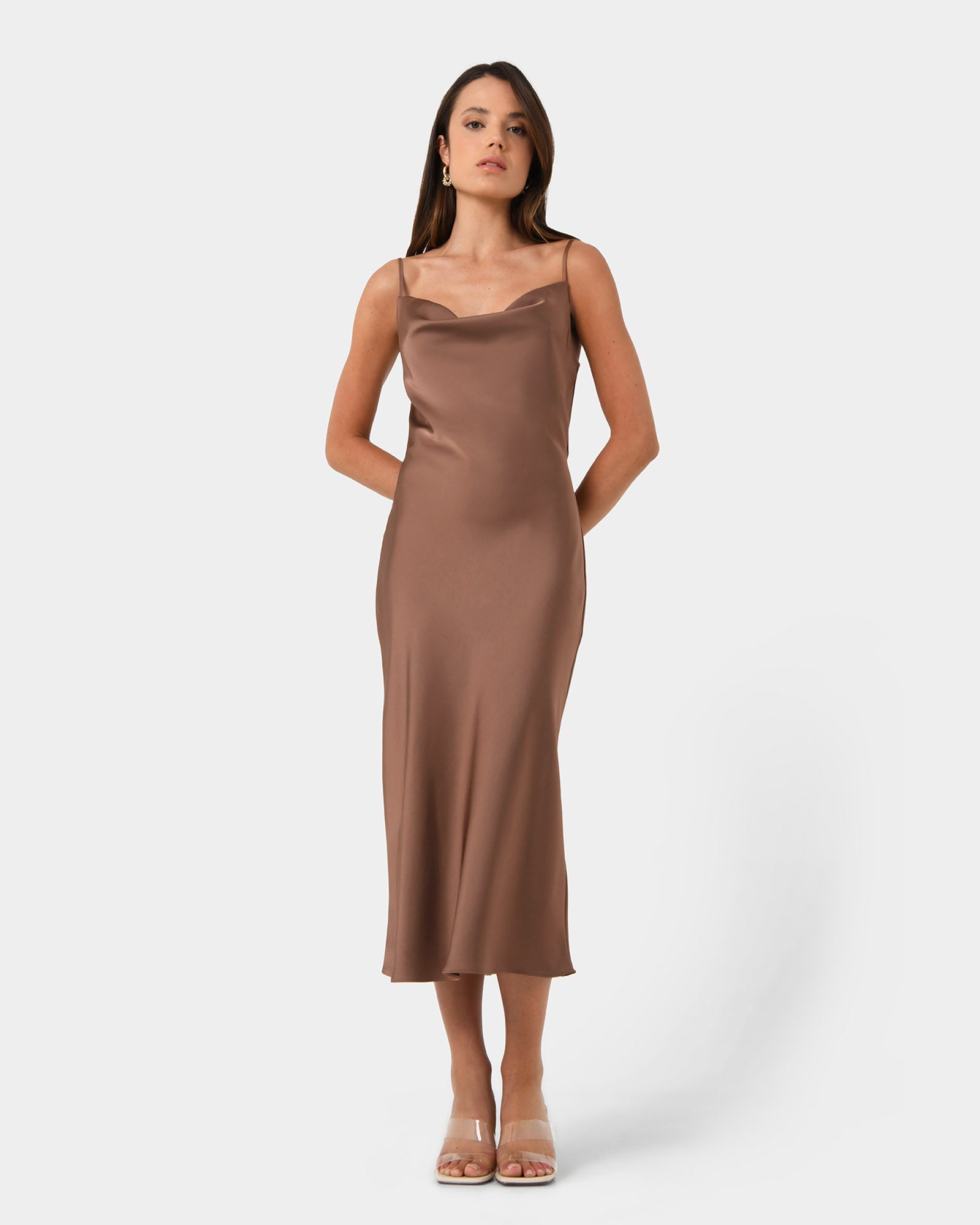 Eden Cowl Neck Slip Dress