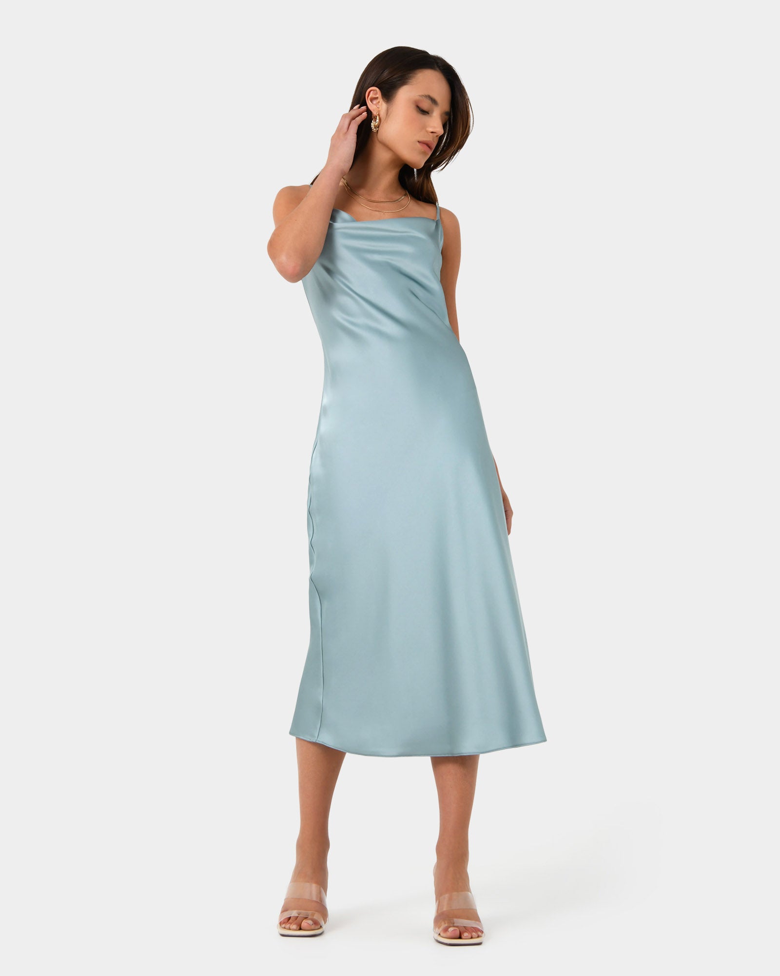 Eden Cowl Neck Slip Dress
