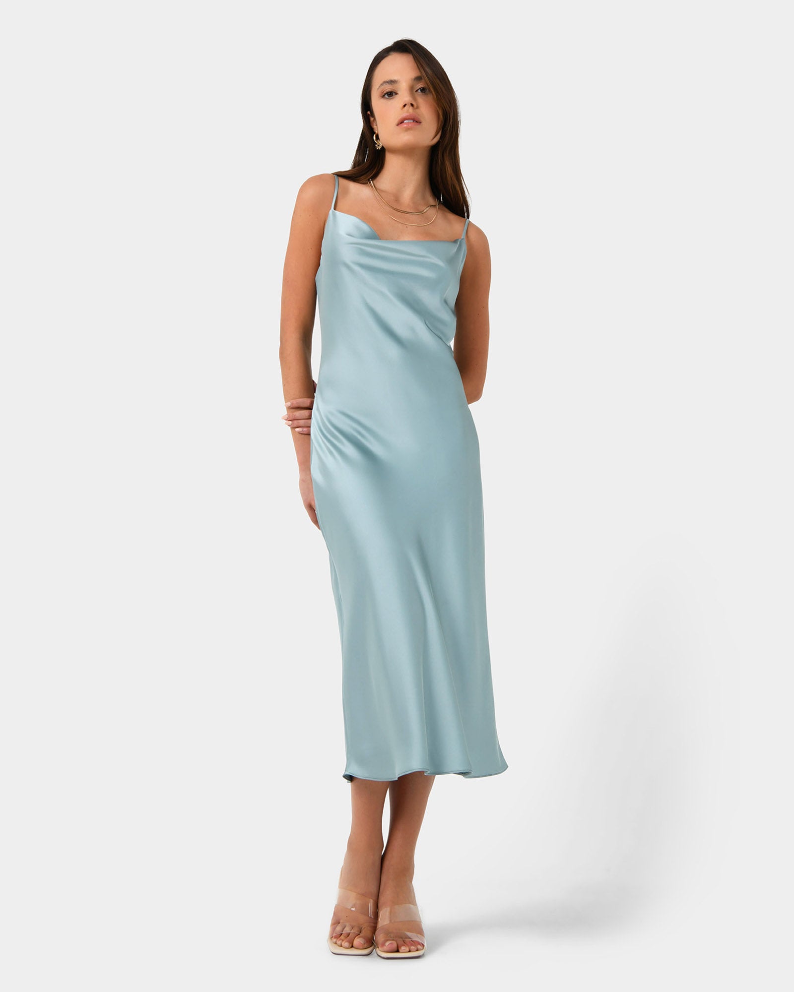 Eden Cowl Neck Slip Dress