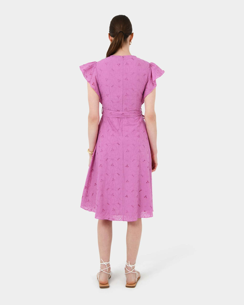 Kavya Tie-Waist Cotton Dress