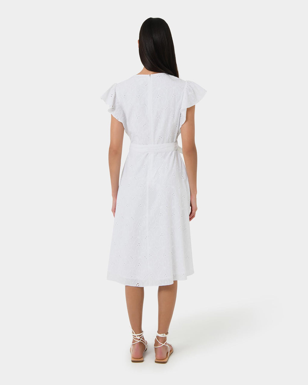 Kavya Tie-Waist Cotton Dress