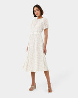 Etta Floral Pleated Dress