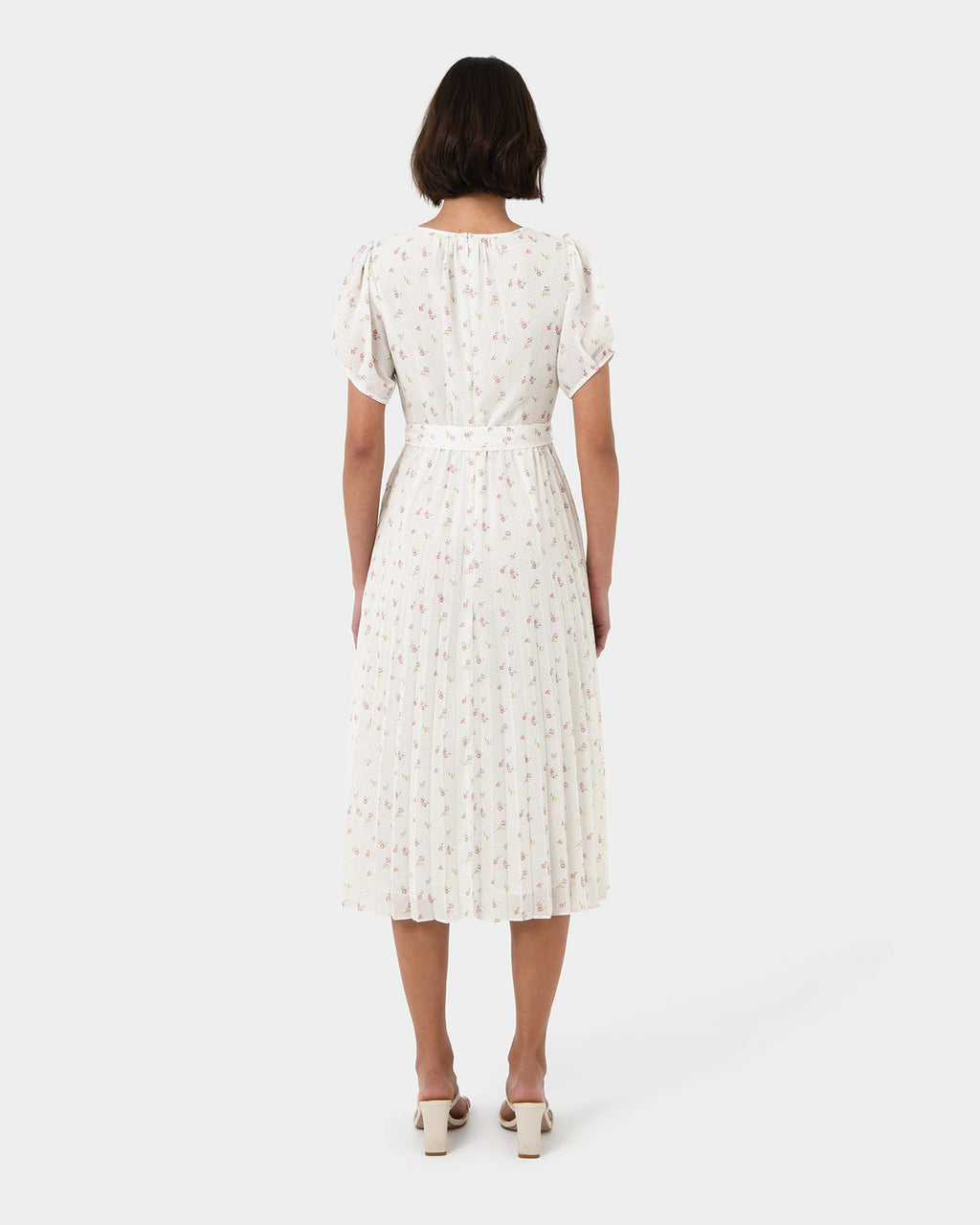 Etta Floral Pleated Dress