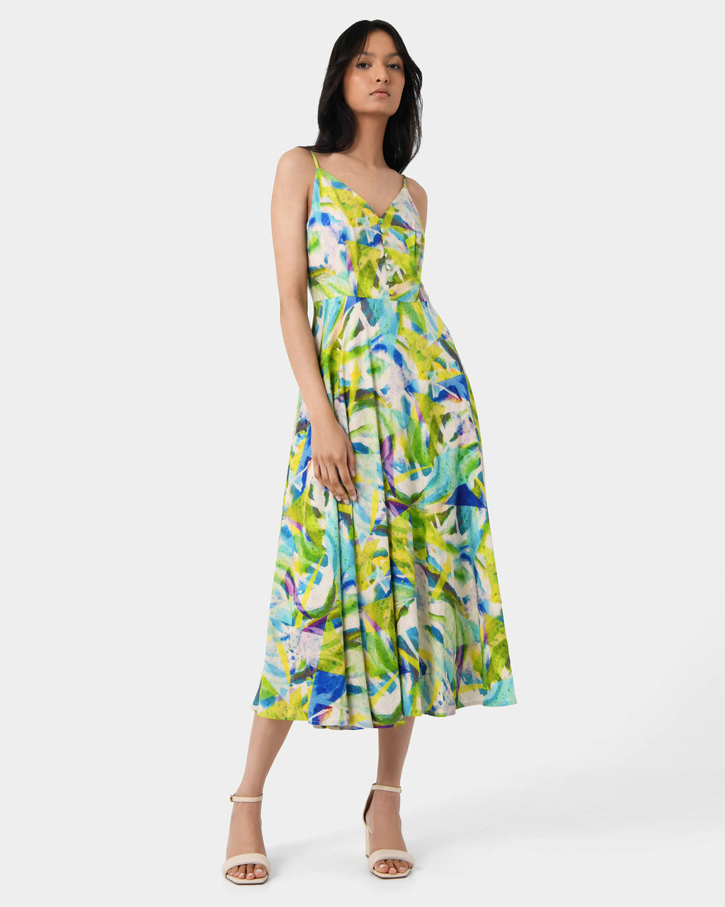 Melia Linen-Blend  Dress