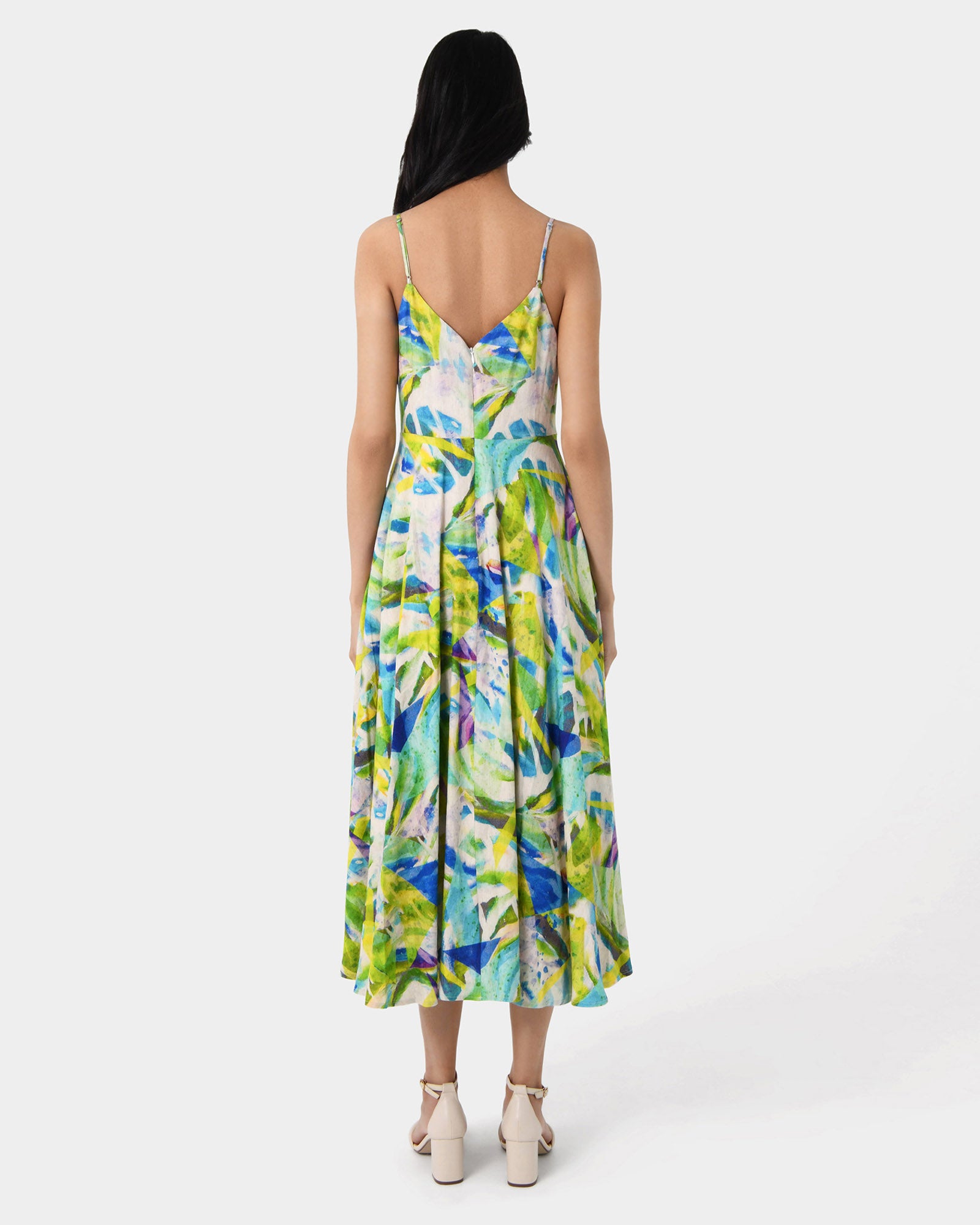 Melia Linen-Blend  Dress