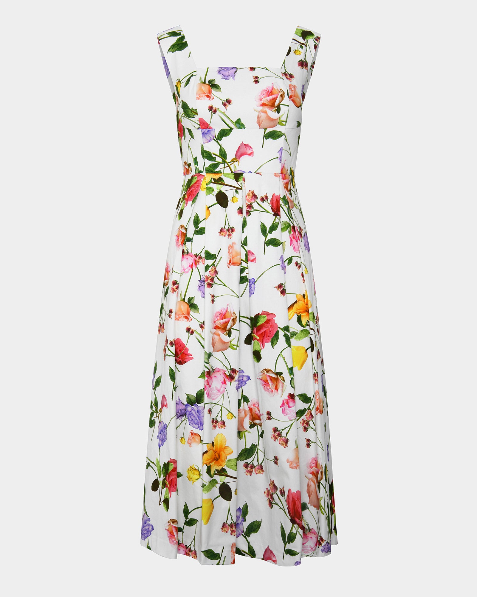 Mariana Pleated Midi Dress