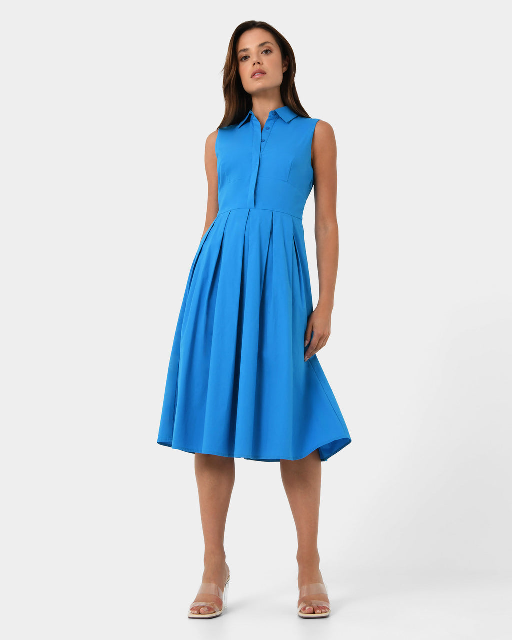 Alma Cotton Sleeveless Dress