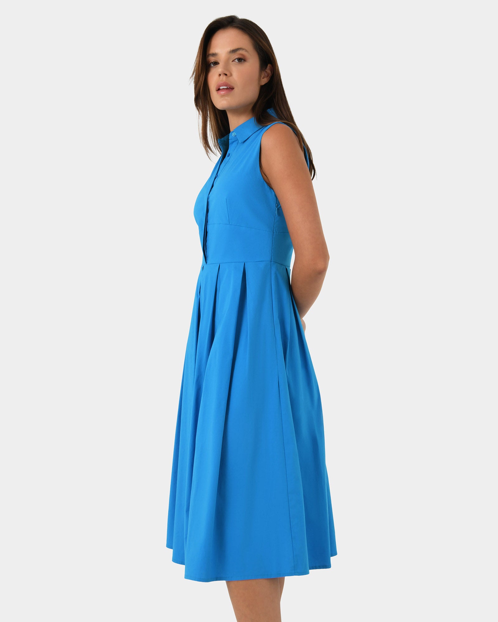 Alma Cotton Sleeveless Dress