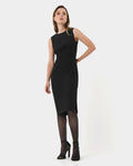 Faith Side Pleated Midi Dress